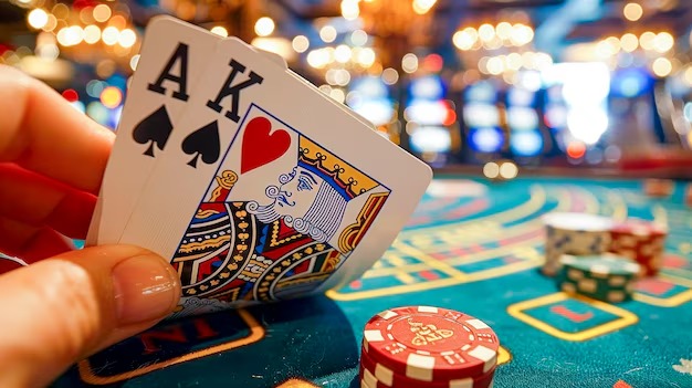 eurotogel rtp Infinite Blackjack live dealer table with multiple player seats and real-time card display